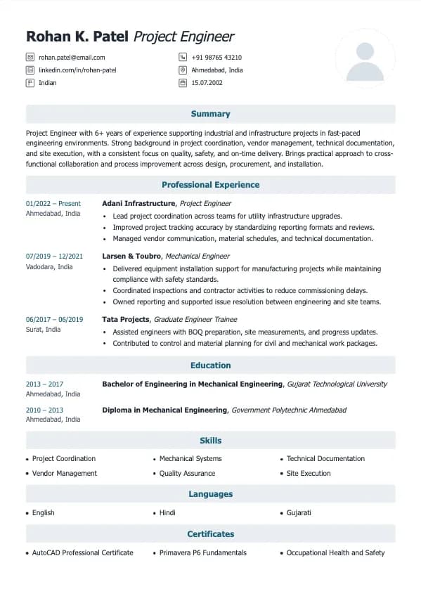 The Slate template, full page